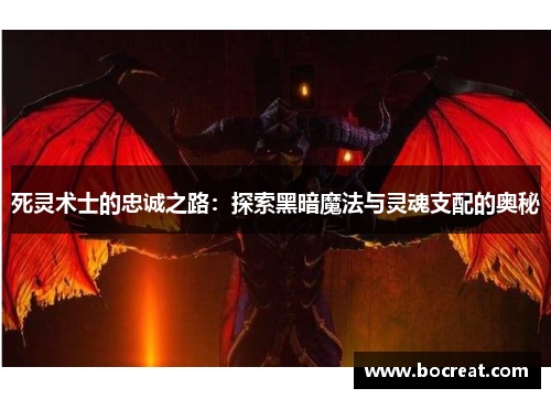 死灵术士的忠诚之路：探索黑暗魔法与灵魂支配的奥秘